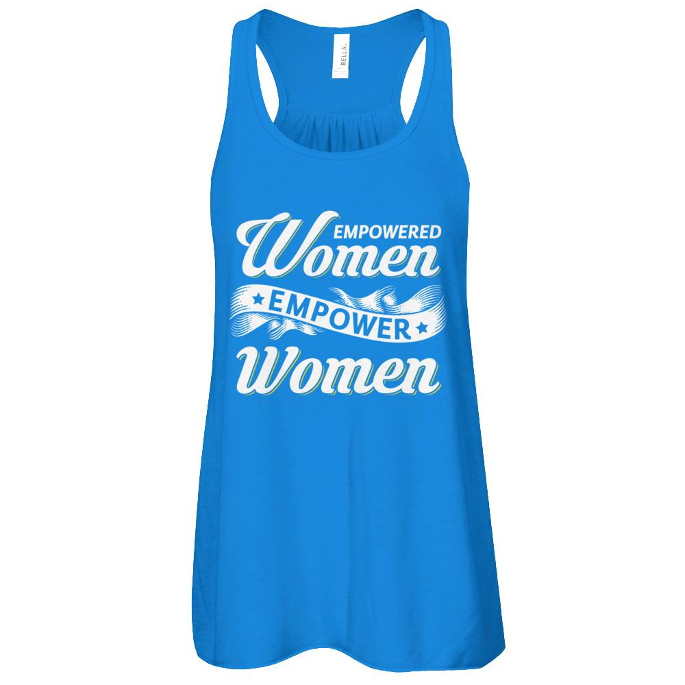 Empowered Women Empower Women-T-Shirt & Tank Top-Women's Flowy Racerback Tank-True Royal