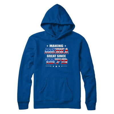 Making America Great Since 1979 42th Birthday-T-Shirt & Hoodie-Pullover Hoodie-Deep Royal