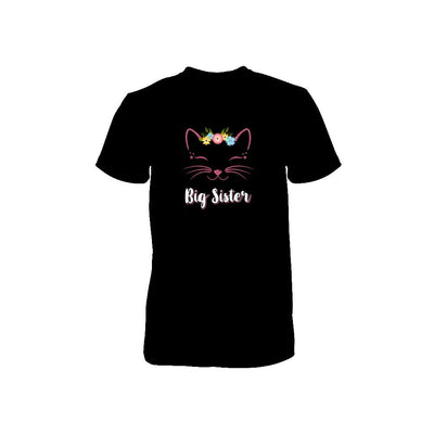 Kitty Cat Big Sister I'm Going To Be A Big Sister Youth-Youth Shirt-Toddler T-Shirt-Black
