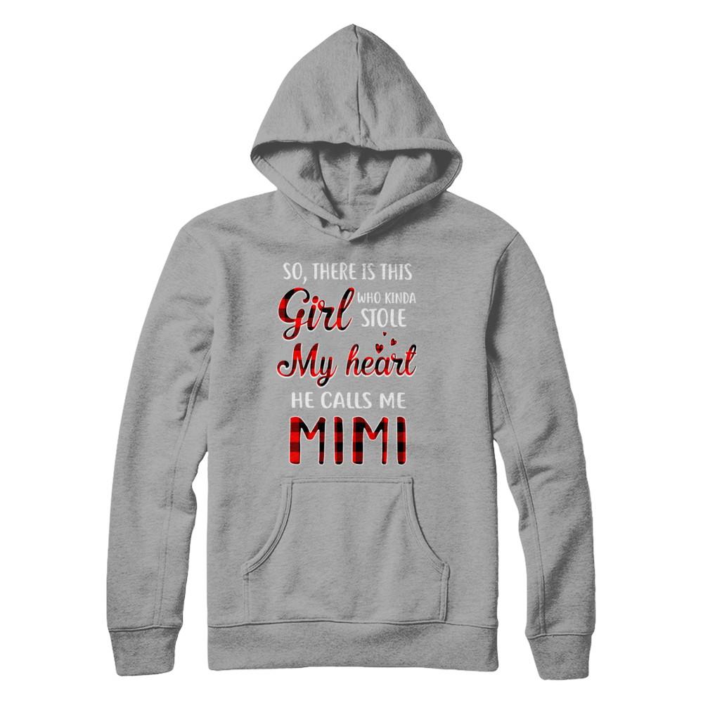 This Girl Who Kinda Stole My Heart He Calls Me Mimi-T-Shirt & Hoodie-Pullover Hoodie-Light Steel
