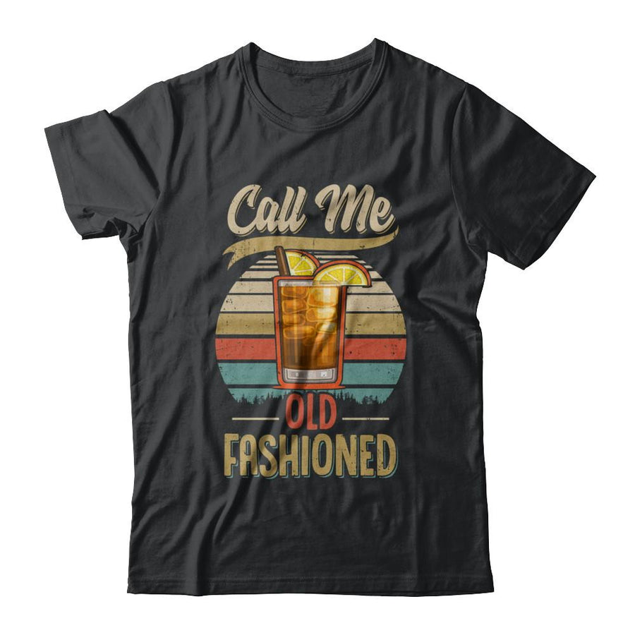 Sunset Vintage Lemon Juice Call Me Old Fashioned-T-Shirt & Hoodie-Classic T-Shirt-Black