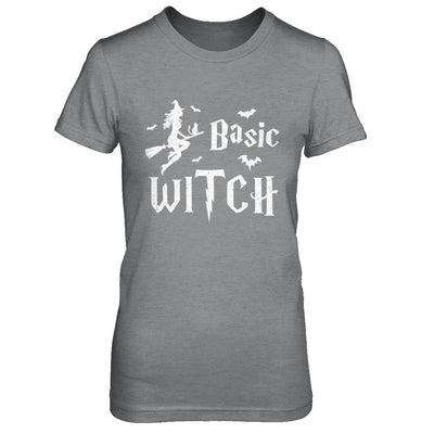 Basic Witch Halloween-T-Shirt & Sweatshirt-Women's T-Shirt-Sport Grey