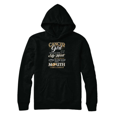 I'm A Cancer Girl Lipstick June July Funny Zodiac Birthday-T-Shirt & Tank Top-Pullover Hoodie-Black