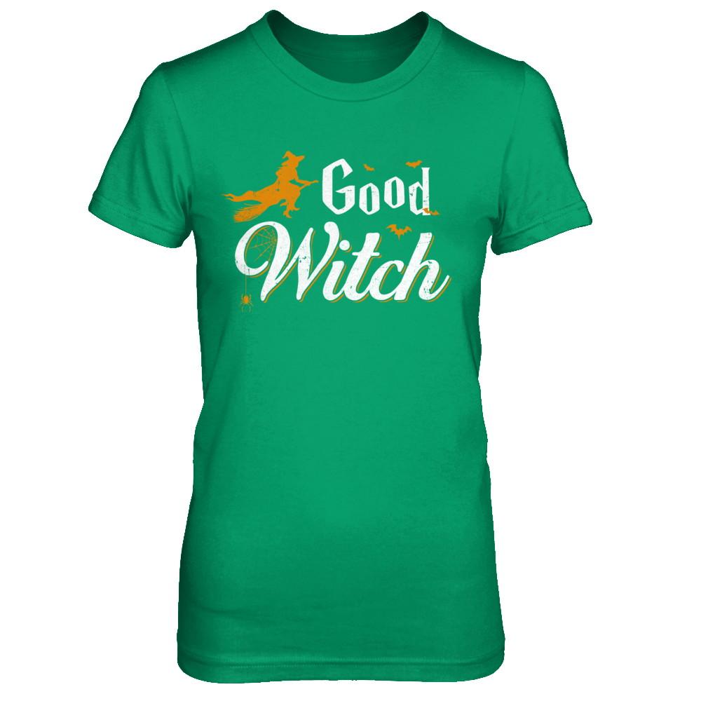 Good Witch Halloween-T-Shirt & Hoodie-Women's T-Shirt-Irish Green