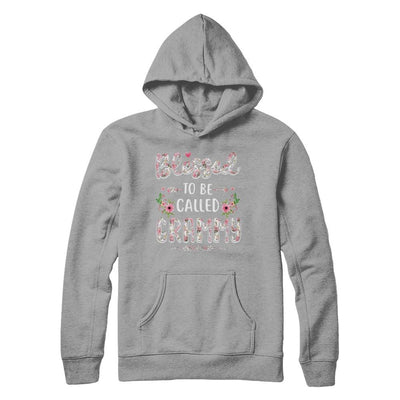Funny Grandma Gifts Blessed To Be Called Grammy-T-Shirt & Hoodie-Pullover Hoodie-Light Steel