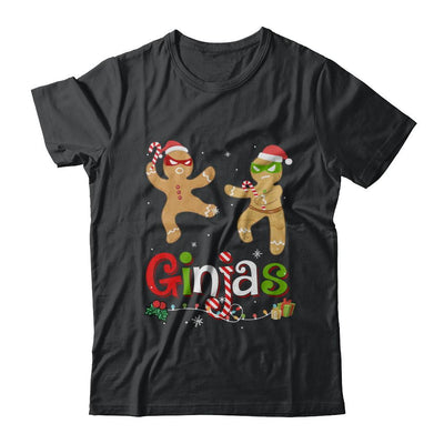 Ginjas Gingerbread Ninjas Funny Christmas Gifts-T-Shirt & Hoodie-Classic T-Shirt-Black