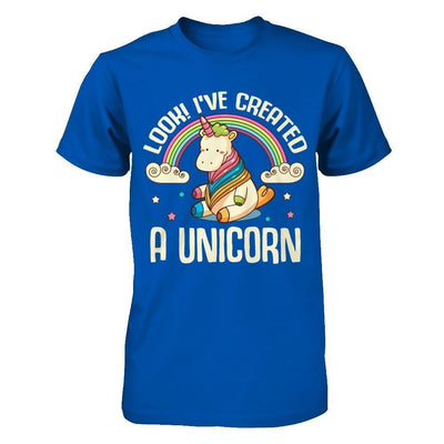 Look I've Created A Unicorn-T-Shirt & Hoodie-Premium T-Shirt-Royal