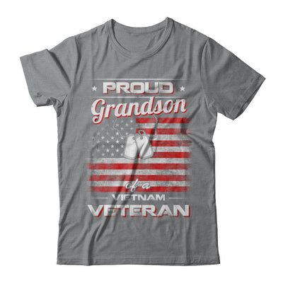 Proud Grandson Of A Viet Nam Veteran-T-Shirt & Hoodie-Classic T-Shirt-Sport Grey