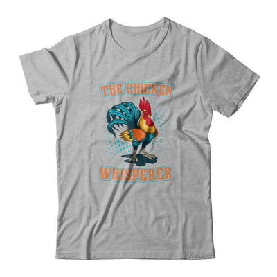 The Chicken Whisperer Funny Farmer-T-Shirt & Tank Top-Premium T-Shirt-Heather Gray