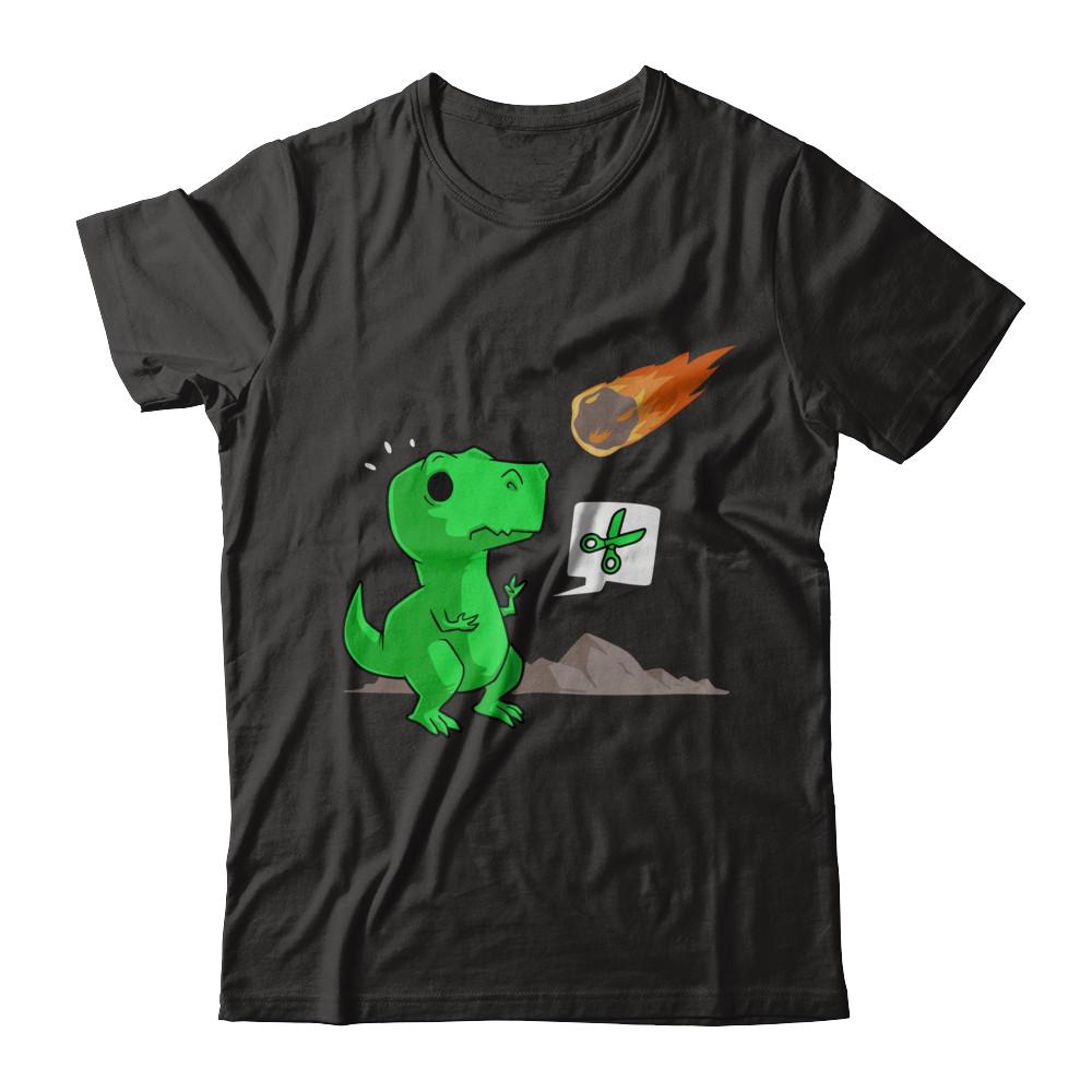 Rock Paper Scissors Funny Dinosaur