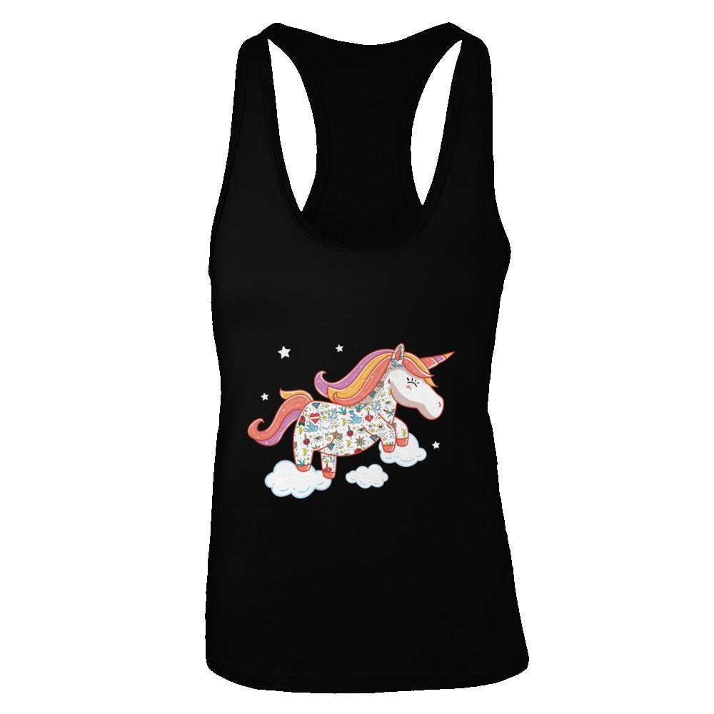 Tattooed Girl Unicorn Tattoos