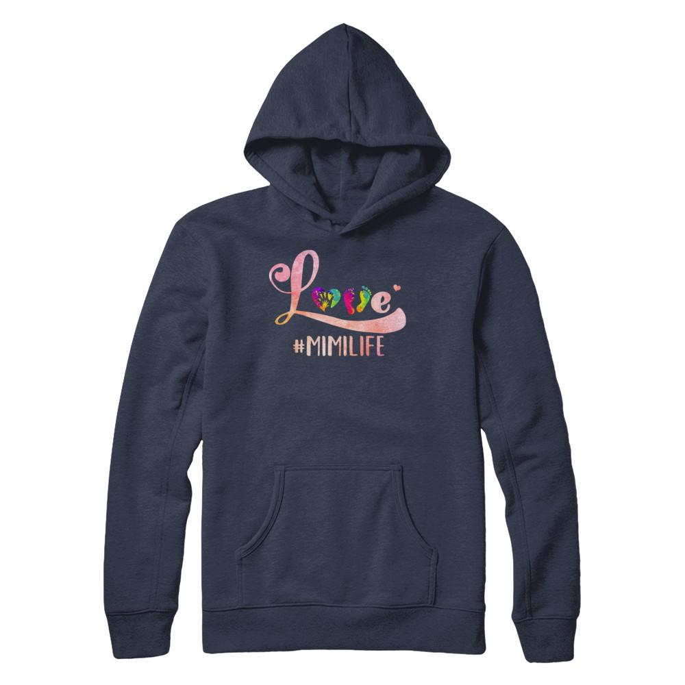 Love Mimilife Mimi-T-Shirt & Hoodie-Pullover Hoodie-Navy