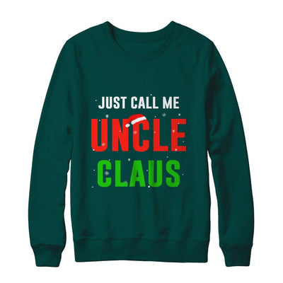Santa Uncle Claus Matching Family Christmas Pajamas-T-Shirt & Sweatshirt-Crewneck Sweatshirt-Deep Forest