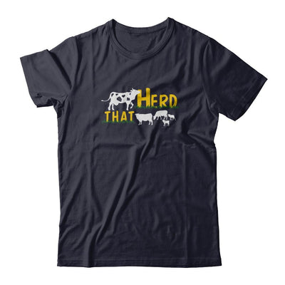 Herd That Cows Cattle Farmer-T-Shirt & Tank Top-Premium T-Shirt-Midnight Navy