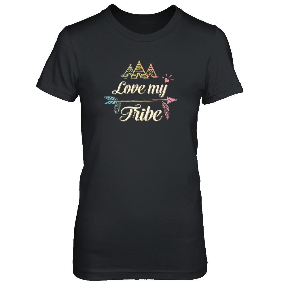Love My Tribe-T-Shirt & Tank Top-Women's T-Shirt-Black