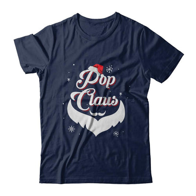 Santa Beard Matching Christmas Pajamas Pop Claus-T-Shirt & Sweatshirt-Classic T-Shirt-Navy