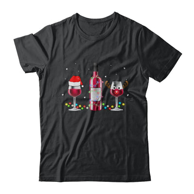 Xmas Merry Christmas Wine Winey Gift-T-Shirt & Sweatshirt-Classic T-Shirt-Black