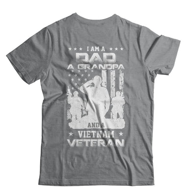 I'm A Dad A Grandpa And A Vietnam Veteran-T-Shirt & Hoodie-Classic T-Shirt-Sport Grey