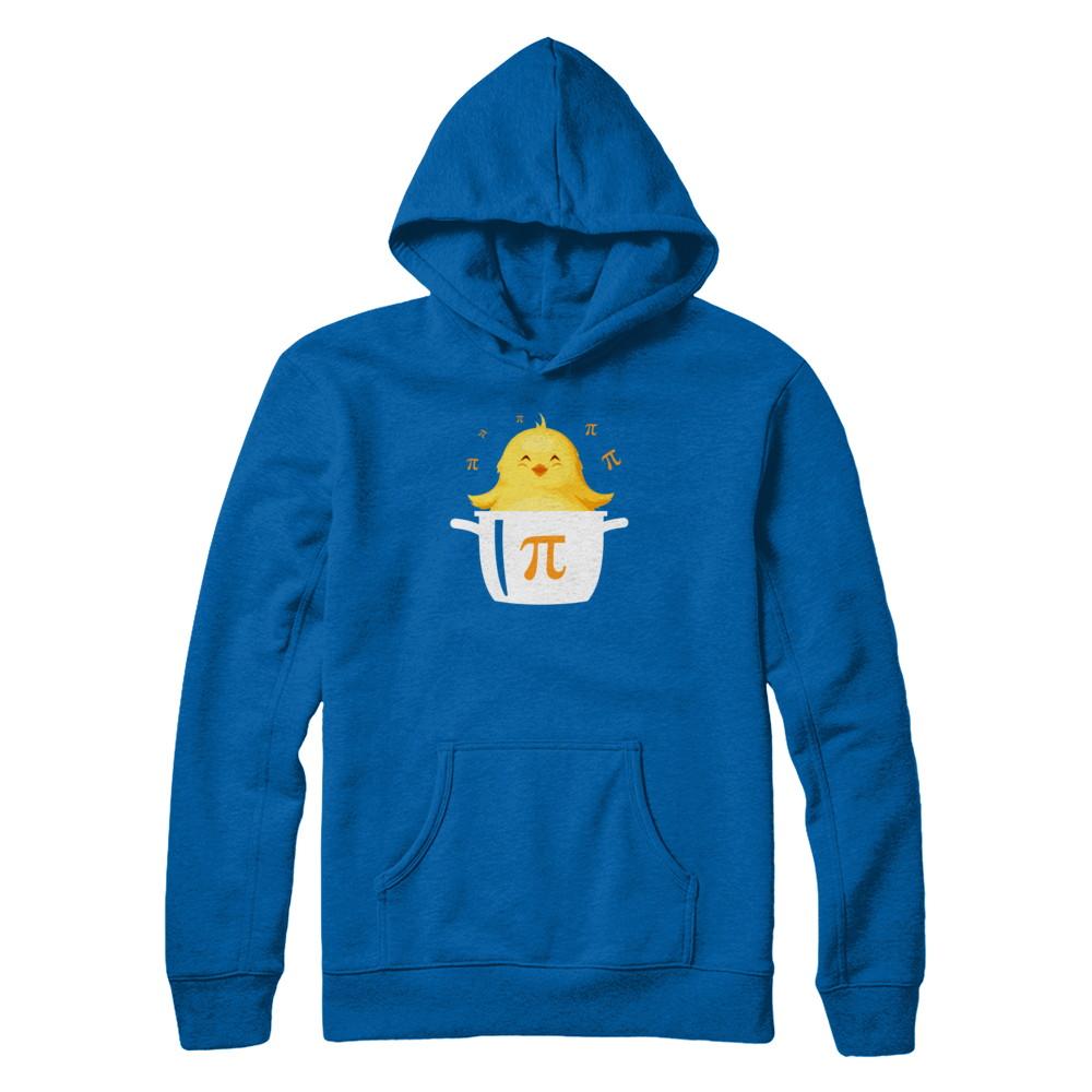 Funny Chicken Pot Pie Chicken Pot Happy Pi Day-T-Shirt & Hoodie-Pullover Hoodie-Royal