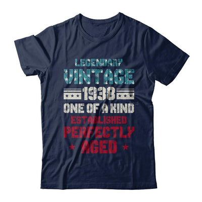Legendary Vintage 1938 83th Years Old Birthday Gift-T-Shirt & Hoodie-Classic T-Shirt-Navy