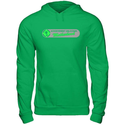 Achievement Unlocked Motherhood First Time Mom-T-Shirt & Hoodie-Pullover Hoodie-Irish Green