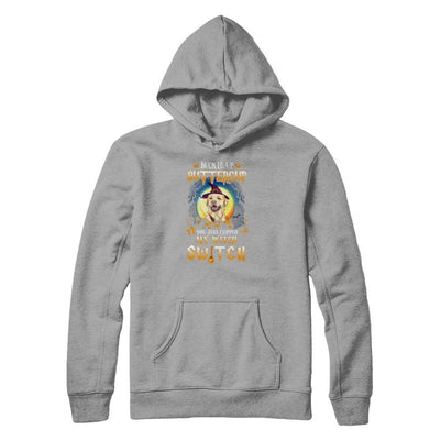 Buckle Up Buttercup Halloween Witch Labrador Costume-T-Shirt & Tank Top-Pullover Hoodie-Light Steel