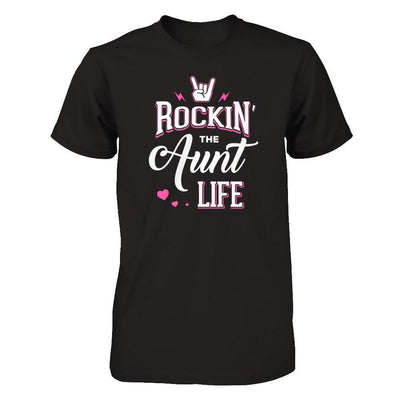 Rockin' The Aunt Life-T-Shirt & Tank Top-Premium T-Shirt-Black