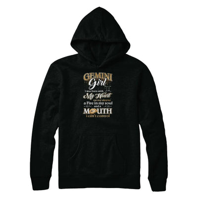 I'm A Gemini Girl Lipstick May June Funny Zodiac Birthday-T-Shirt & Tank Top-Pullover Hoodie-Black
