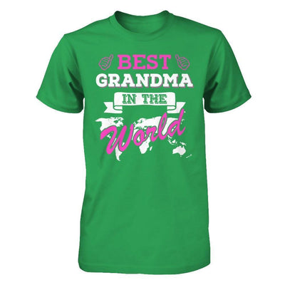 Best Grandma In The World-T-Shirt & Hoodie-Premium T-Shirt-Kelly Green