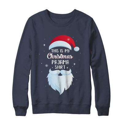 This Is My Christmas Pajama-T-Shirt & Sweatshirt-Crewneck Sweatshirt-Navy