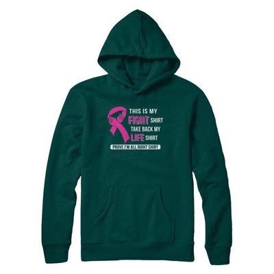This Is My Fight Breast Cancer Awareness-T-Shirt & Hoodie-Pullover Hoodie-Deep Forest