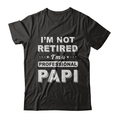 I'm Not Retired A Professional Papi Father Day Gift-T-Shirt & Hoodie-Classic T-Shirt-Black