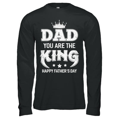 Dad You Are The Queen Happy Fathers Day Gift-T-Shirt & Hoodie-Long Sleeve T-Shirt-Black