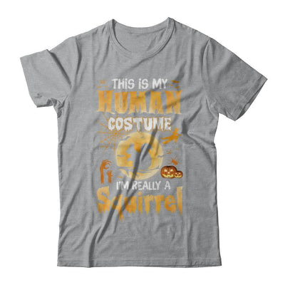 Funny Squirrel Human Costume Halloween-T-Shirt & Hoodie-Classic T-Shirt-Sport Grey