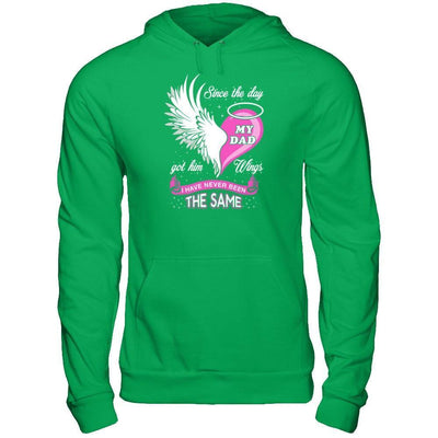 Since The Day My Dad Got Him Wing I Have Never Been The Same-T-Shirt & Hoodie-Pullover Hoodie-Irish Green