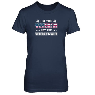I'm The Veteran Not The Veteran's Wife-T-Shirt & Tank Top-Women's T-Shirt-Navy