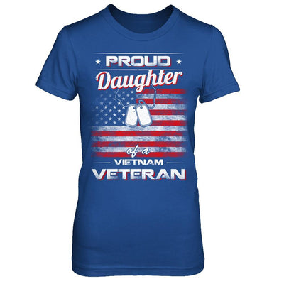 Proud Daughter Of A Viet Nam Veteran-T-Shirt & Hoodie-Women's T-Shirt-Royal