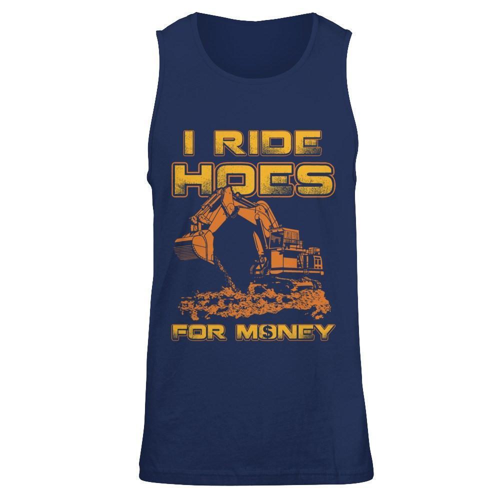 I Ride Hoes For Money-T-Shirt & Hoodie-Unisex Tank-Navy