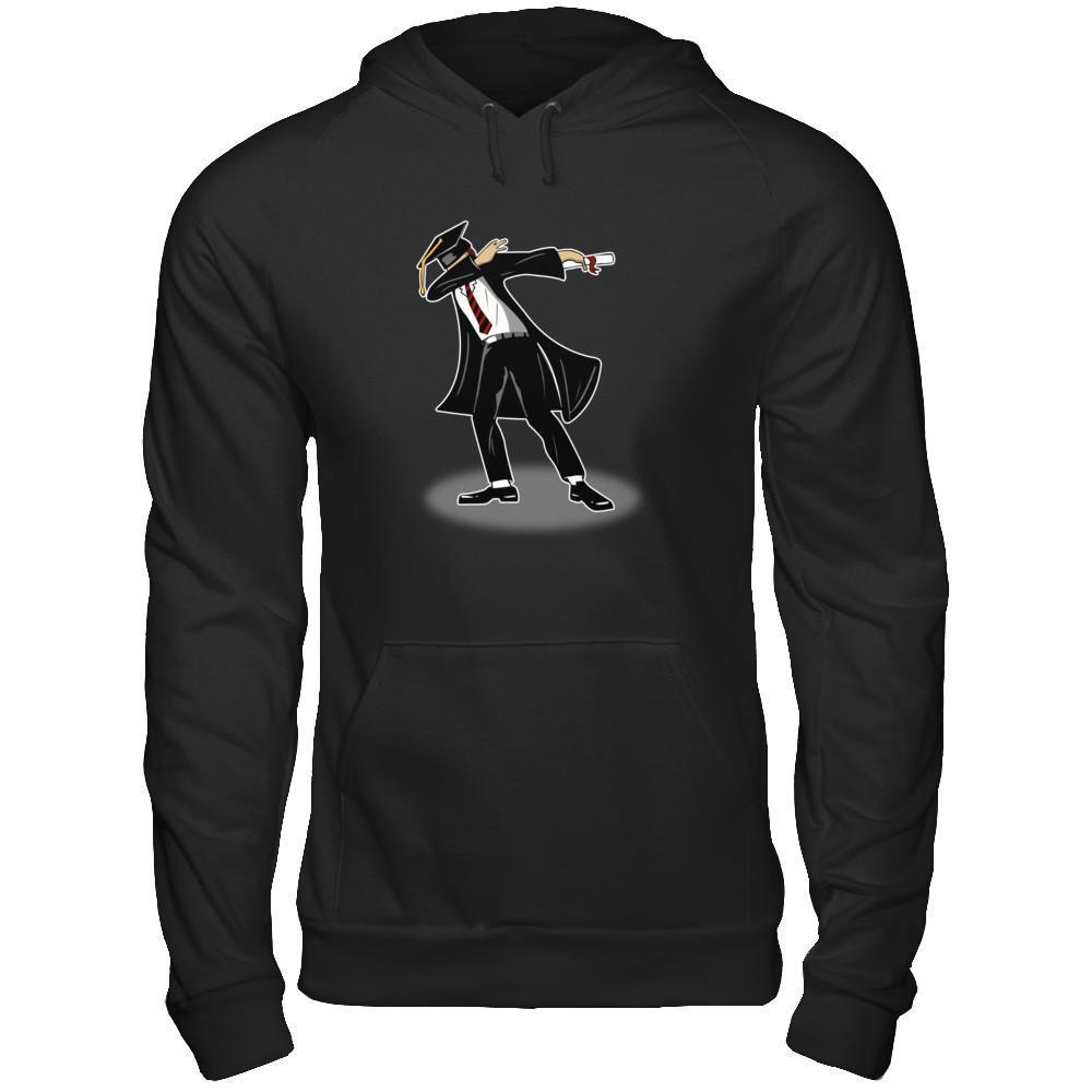 Funny Dabbing Senior College High School Graduation 2018-T-Shirt & Hoodie-Pullover Hoodie-Black