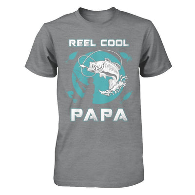 Reel Cool Papa-T-Shirt & Hoodie-Classic T-Shirt-Sport Grey