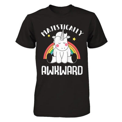 Unicorn Majestically Awkward-T-Shirt & Hoodie-Premium T-Shirt-Black