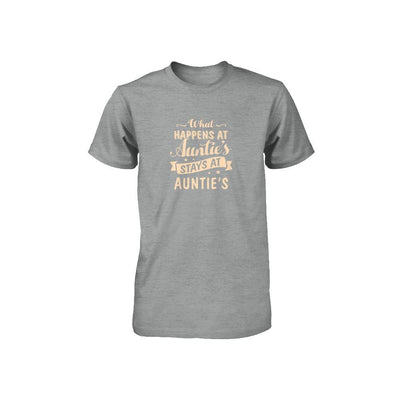 What Happens At Auntie's Stays At Auntie's Youth-Youth Shirt-Toddler T-Shirt-Heather