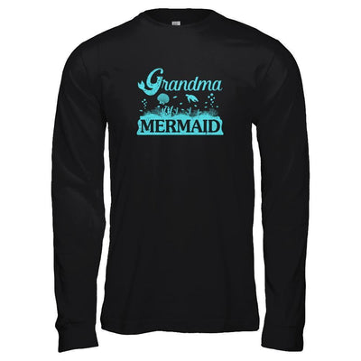 Grandma Mermaid-T-Shirt & Tank Top-Long Sleeve T-Shirt-Black