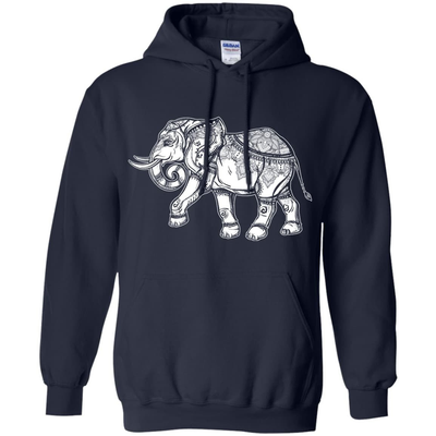 African Elephant Love-T-Shirt & Hoodie-Pullover Hoodie-Navy