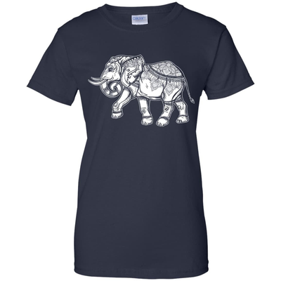 African Elephant Love-T-Shirt & Hoodie-Women's T-Shirt-Navy