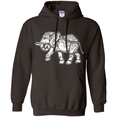 African Elephant Love-T-Shirt & Hoodie-Pullover Hoodie-Dark Chocolate