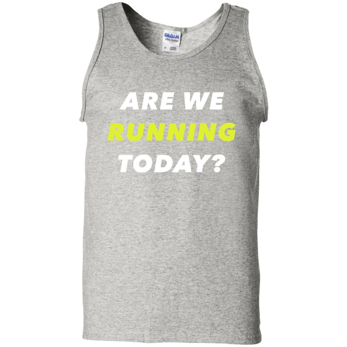 ARE WE RUNNING TODAY?-T-Shirt & Hoodie-Unisex Tank-Ash