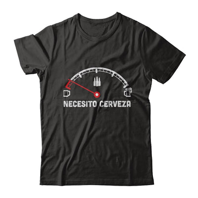 Funny Saying Cars Necesito Cerveza I Need Beer-T-Shirt & Hoodie-Classic T-Shirt-Black