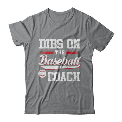 Dibs On The Coach Baseball-T-Shirt & Hoodie-Classic T-Shirt-Sport Grey