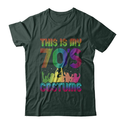 This Is My 70s Costume Halloween 1970s Gift-T-Shirt & Hoodie-Classic T-Shirt-Forest Green